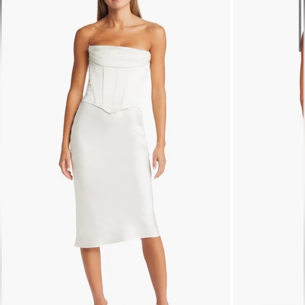 Sienna strapless corset dress